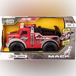 Red Toy Tow Truck for Kids
